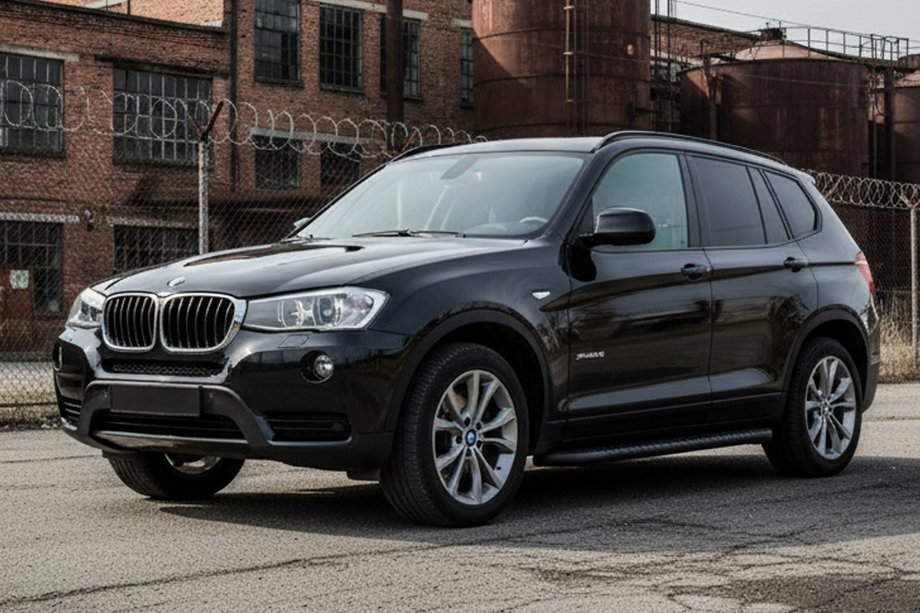 BMW X3 F25 2011–2018 Sānu sliekšņi Bosphore Black (2 gab., alumīnijs) Image