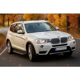 Sānu sliekšņi Bosphore Grey (2 gab., alumīnijs) BMW X3 F25 2011–2018 foto 1