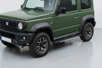 Suzuki Jimny 2018– Sānu sliekšņi Bosphore Grey (2 gab., alumīnijs) foto 1