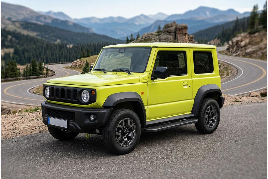 Suzuki Jimny 2018– Sānu sliekšņi Bosphore Black (2 gab., alumīnijs) Image