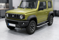 Suzuki Jimny 2018– Sānu sliekšņi Tayga Grey (2 gab., alumīnijs) foto 1