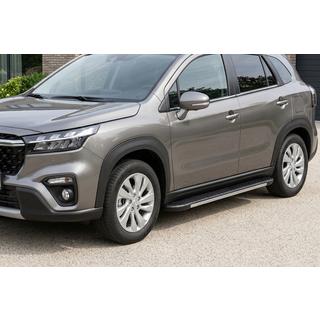 Sānu sliekšņi Bosphore Grey (2 gab., alumīnijs) Suzuki SX4 S-Cross 2021– foto 1