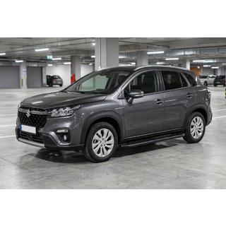 Sānu sliekšņi Bosphore Black (2 gab., alumīnijs) Suzuki SX4 S-Cross 2021– foto 1