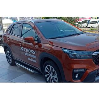 Sānu sliekšņi Duru (2 gab., alumīnijs) Suzuki SX4 S-Cross 2021– foto 4