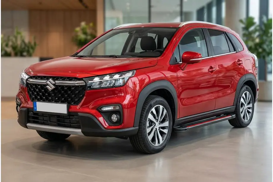 Suzuki SX4 S-Cross 2021– Sānu pakāpieni Maya Red (2 gab., alumīnijs) Image