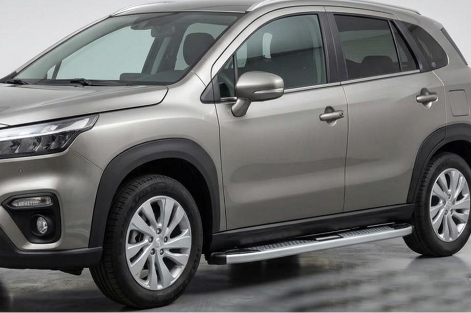 Suzuki SX4 S-Cross 2021– Mevsim Grey sānu pakāpieni (2 gab., alumīnijs) Foto 1