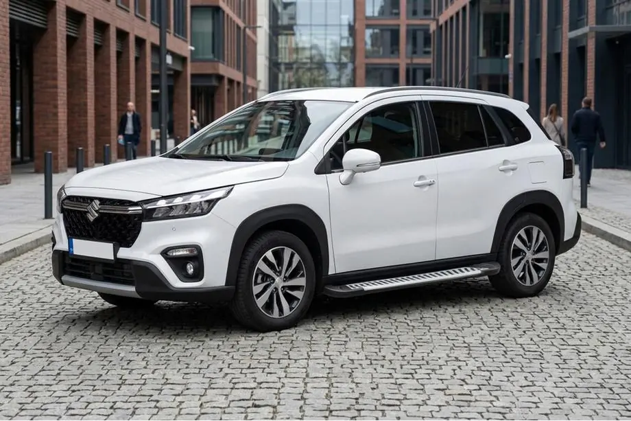 Suzuki SX4 S-Cross 2021– Sānu sliekšņi Line (2 gab., alumīnijs) Image