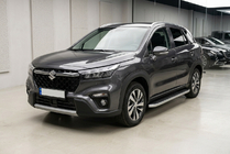 Suzuki SX4 S-Cross 2021– Sānu sliekšņi Tayga Grey (2 gab., alumīnijs) foto 1