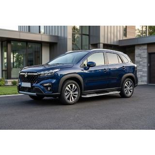 Sānu pakāpieni Tayga V2 (2 gab., alumīnijs) Suzuki SX4 S-Cross 2021– foto 1