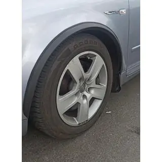 Arku uzlikas (4 gab., melnas, ABS plastmasa)
