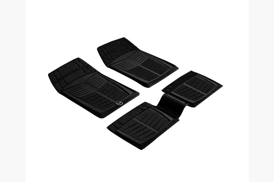 Universālie gumijas paklājiņi (4 gab., PUFI SMART, melni) Image