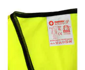 Atstarojošā drošības veste XL dzeltena WV-005 PROSWISSCAR foto 2