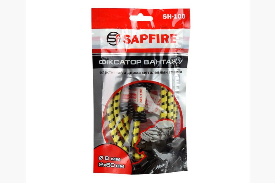 Elastīga kravas fiksācijas siksna 60 cm SAPFIRE Foto 1
