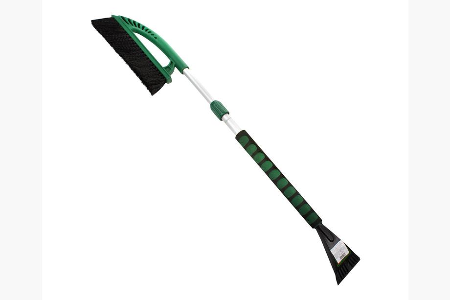 Sniega birste ar ledus skrāpi un teleskopisku alumīnija rokturi 65-95 cm SF-96 SAPFIRE Image