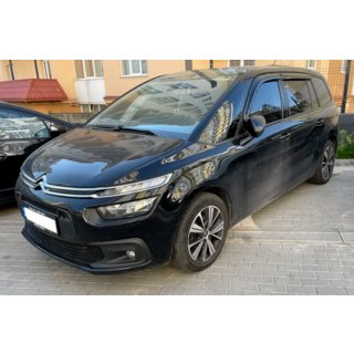 Logu vēja deflektori Grand (4 gab., HIC) Citroen C-4 Picasso 2013–2022 foto 2