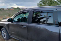 Jeep Compass 2006–2016 Logu vēja deflektori (4 gab., HIC) foto 2