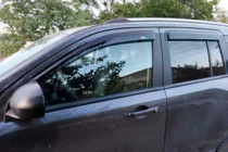 Jeep Compass 2006–2016 Logu vēja deflektori (4 gab., HIC) foto 1