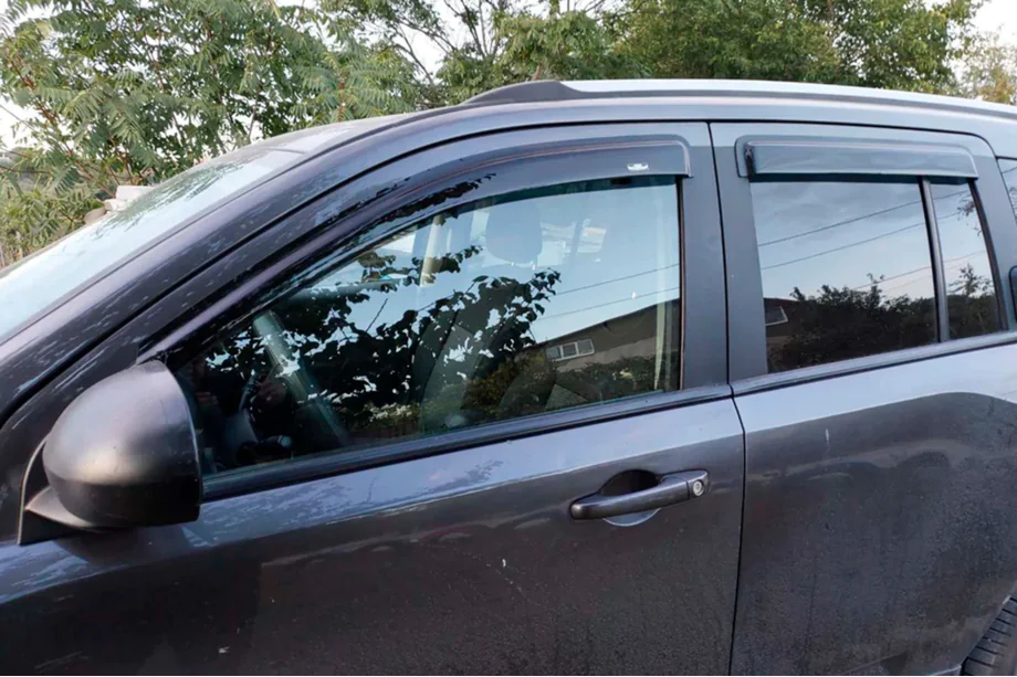 Jeep Compass 2006–2016 Logu vēja deflektori (4 gab., HIC) Image