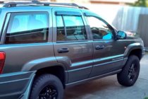 Jeep Grand Cherokee WJ 1999–2004 Logu vēja deflektori (4 gab., HIC) foto 6