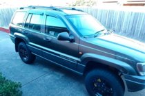 Jeep Grand Cherokee WJ 1999–2004 Logu vēja deflektori (4 gab., HIC) foto 8