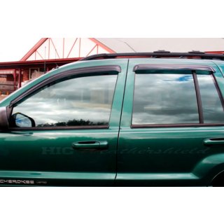 Logu vēja deflektori (4 gab., HIC) Jeep Grand Cherokee WJ 1999–2004 foto 2