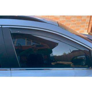 Ieliekamie logu vēja deflektori (4 gab., HIC) Kia Sportage 2015–2021 foto 1