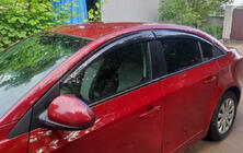 Chevrolet Cruze 2009–2015 Logu vēja deflektori SD (4 gab., Sunplex) foto 1