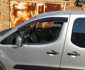 Peugeot Partner Tepee 2008–2018 Logu vēja deflektori (2 gab., Sunplex Sport) foto 2