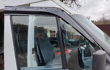 Ford Transit 2000–2014 Logu vēja deflektori (2 gab., Sunplex Sport) foto 1