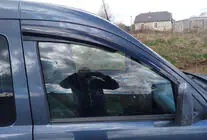 Opel Combo 2002–2012 Logu vēja deflektori (2 gab., Sunplex Sport) foto 1