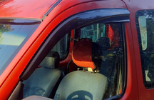 Renault Kangoo 1998–2008 Logu vēja deflektori (2 gab., Sunplex Sport) foto 7