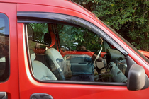 Renault Kangoo 1998–2008 Logu vēja deflektori (2 gab., Sunplex Sport) foto 6