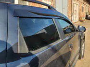Renault Duster 2018–2024 Logu vēja deflektori (4 gab., Sunplex Sport) foto 6