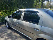 Renault Logan I 2008–2013 Logu vēja deflektori (4 gab., Sunplex Sport) foto 5