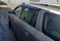 Renault Logan MCV 2013–2022 Logu vēja deflektori (4 gab., Sunplex Sport) foto 2