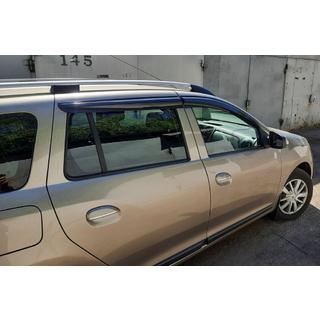 Logu vēja deflektori (4 gab., Sunplex Sport) Renault Logan MCV 2013–2022 foto 3