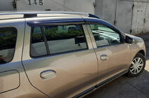Dacia Logan MCV 2013–2020 Logu vēja deflektori (4 gab., Sunplex Sport) foto 4
