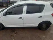 Dacia Sandero 2013–2020 Logu vēja deflektori (4 gab., Sunplex Sport) foto 2