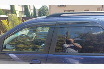 Fiat Siena 1996–2016 Logu vēja deflektori (4 gab., Sunplex Sport) foto 1