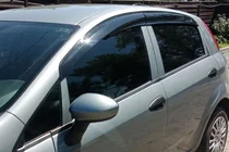 Fiat Punto Grande/EVO 2006–2018 Logu vēja deflektori (4 gab., Sunplex Sport) foto 6