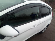 Ford Fiesta 2008–2017 Logu vēja deflektori (4 gab., Sunplex Sport) foto 1