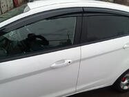 Ford Fiesta 2008–2017 Logu vēja deflektori (4 gab., Sunplex Sport) foto 4