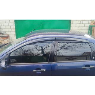 Logu deflektori SD (4 gab., Sunplex Sport) Ford Focus I 1998–2005 foto 1