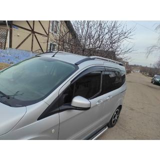 Logu vēja deflektori (4 gab., Sunplex Sport) Ford Courier 2014–2023 foto 1
