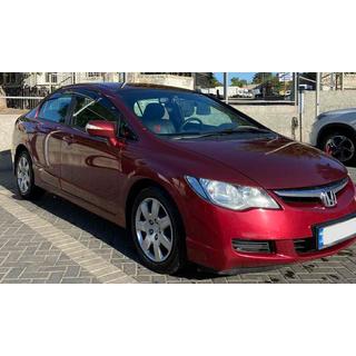 Logu vēja deflektori (4 gab., Sunplex Sport) Honda Civic Sedan VIII 2006–2011 foto 4