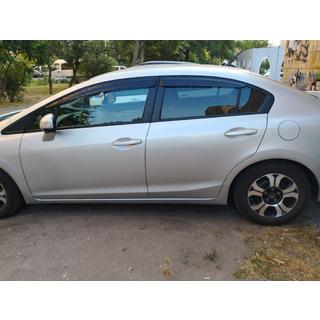Logu vēja deflektori (4 gab., Sunplex Sport) Honda Civic Sedan IX 2011–2016 foto 3