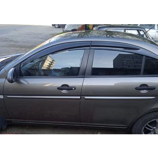 Logu vēja deflektori (4 gab., Sunplex Sport) Hyundai Accent 2006–2010 foto 4