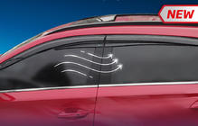 Hyundai Bayon 2021– Logu vēja deflektori (4 gab., Sunplex Sport) foto 1