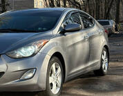 Hyundai Elantra (MD/UD) 2011–2015 Logu vēja deflektori (4 gab., Sunplex Sport) foto 1