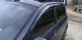 Hyundai Getz 2002– Logu vēja deflektori (4 gab., Sunplex Sport) foto 3